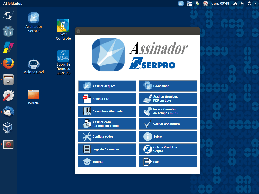 Assinador SERPRO Acessando o tutorial
